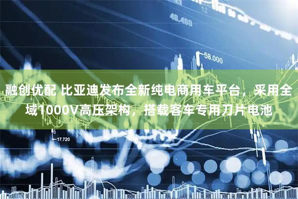 融创优配 比亚迪发布全新纯电商用车平台，采用全域1000V高压架构，搭载客车专用刀片电池